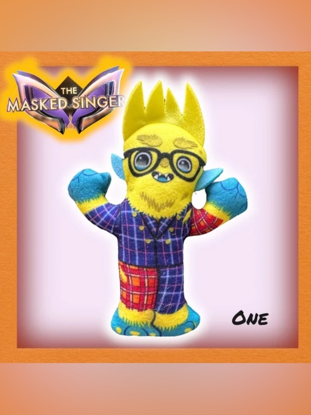 McDonalds Happy Meal Collectible The Masked Singer Toy Thingamajig Hanging Plush